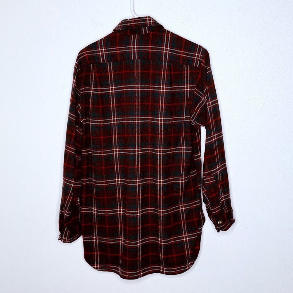 Pendleton Vintage Plaid Wool Button Down Long Sle… - image 2